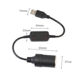 Load image into Gallery viewer, USB A to Socket outlet (cigarette lighter) - CleverElly
