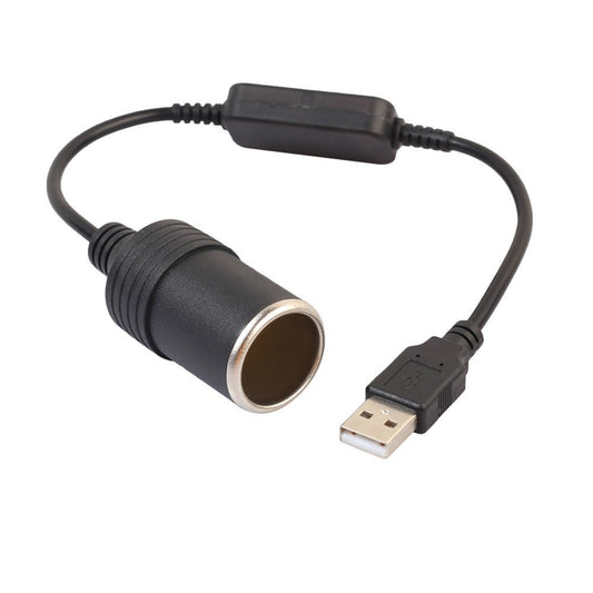 USB A to Socket outlet (cigarette lighter) - CleverElly