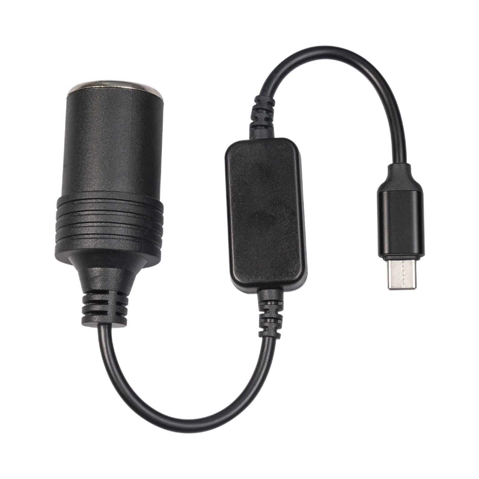 USB C to Socket outlet (cigarette lighter) - CleverElly